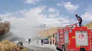 Hakkari’de kışlık saman stoku yandı
