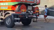 Heybeliada'da askeri okul çatısında yangın paniği