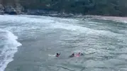 Kandıra’da yasağı dinlemediler Denize giren baba ve çocukları boğuluyordu