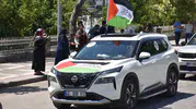 Filistin'e destek konvoyu Siverek'ten geçti