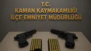 Kırşehir polisinden geniş çaplı silah ve uyuşturucu operasyonu
