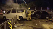 Sultanbeyli’de kaza sonrası alev alan otomobil kavgaya dönüştü