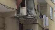 Güngören'de uykuda yakalayan balkon çökmesi