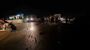Hassa yolunda traktör ve otomobil çarpıştı