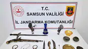 Samsun'da kaçak tarihi eser avı