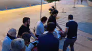 Duvarı aşıp kazazedeye koştu Doktorun refleksi olay yerinde