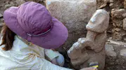 11 bin yıllık leoparlı heykel Şanlıurfa'da toprağın altından çıktı