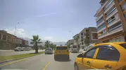 Denizli trafiğinde bir anlık hata büyük kazaya davetiye çıkardı