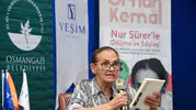 Nur Sürer fabrikada işçilerle Cemile romanını konuştu