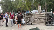 Osmaniye'de kavşakta iki araç çarpıştı 5 kişi yaralandı