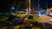 Kayseri'de kontrolden çıkan araç parkı savaş alanına çevirdi