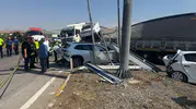 Konya Kadınhanı girişinde TIR dehşeti