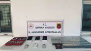 Şırnak’ta jandarma baskınında milyonluk kaçak mal yakalandı