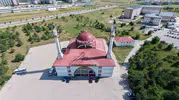 Erzurum’da kalem şeklindeki minareleriyle dikkat çeken özel cami