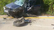 Sakarya Akyazı yolunda iki araç çarpıştı 9 kişi yaralandı