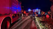 Karasu yolunda gece yarısı kaza 5 yaralı