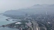 Samsun sabahına puslu uyandı