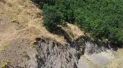 Bingöl dağlarında nadir bir misafir dron kamerasına yakalandı