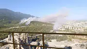 Uludağ eteklerinde 3 noktada yangın Alevler 3 saatte söndürüldü