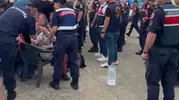 Rize’de balıkçılar denizlerine sahip çıkmak için limanı kapattı
