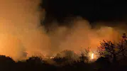 Gazipaşa yolunda yangın alarmı