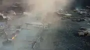 Yüksek gerilim hattı arılığı vurdu, kovanlar kül oldu