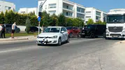 Eskişehir’de lüks cip ile otomobil çarpıştı
