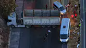 Yatağan’da tır kazası trafiği kilitledi