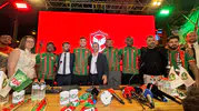 Amedspor Süper Lig için kadrosunu taraftarıyla buluşturdu