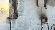 Akşam saatlerinde bağ evinde yangın Traktör ve tarım makineleri kül oldu
