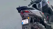 Flamingo Yolu'nda korkutan kaza Motosiklet sürücüsü metrelerce sürüklendi