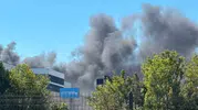 Akyurt’ta market deposunda çıkan yangın panik yarattı
