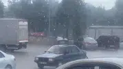 Sivrihisar’da bunaltan sıcaklar yerini sağanağa bıraktı
