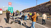 Şanlıurfa yolunda feci kaza Bir ölü bir ağır yaralı