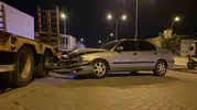 Karaman sanayisinde gece yarısı kaza