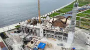 Rize’deki dev cami inşaatında sona yaklaşılıyor