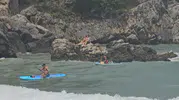 Zonguldak kıyılarında deniz kabardı, 7 kişi mahsur kaldı
