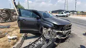 Pazarcık yolunda iki araç çarpıştı 3 yaralı