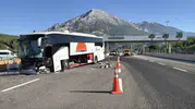 Pozantı yolunda otobüs kaza yaptı