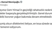 Bakan Memişoğlu, Cem Yılmaz’ın sağlık durumuyla ilgili bilgi verdi