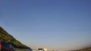 Otoyolda takip mesafesi can yaktı, kaza kamerası olay anını kaydetti