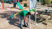Efeler'deki parklarda güvenlik için yenileme çalışması başladı