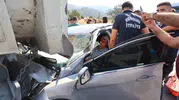 Aydın Muğla yolunda zincirleme kaza sonucu iki kişi ağır yaralandı