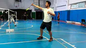 Minikler yaz tatilinde badminton öğrendi