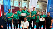 Minik karateciden büyük başarı Elif Ecrin kürsüde