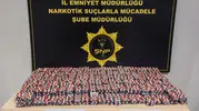 Suruç'ta polis aracı durdurdu, koltuğun altından 13 bin hap çıktı