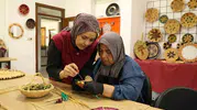 Buğday sapından geleneksel Cimemi sanatına Altınözü'nde kurs başladı