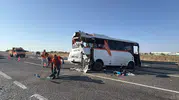 Tekirdağ Ergene yolunda zincirleme kaza 29 yaralı