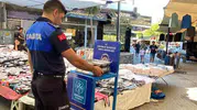 Germencik pazarında hileli tartıya karşı terazi dönemi