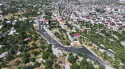 Hacılar'da 700 metrelik caddeye 1450 ton asfalt